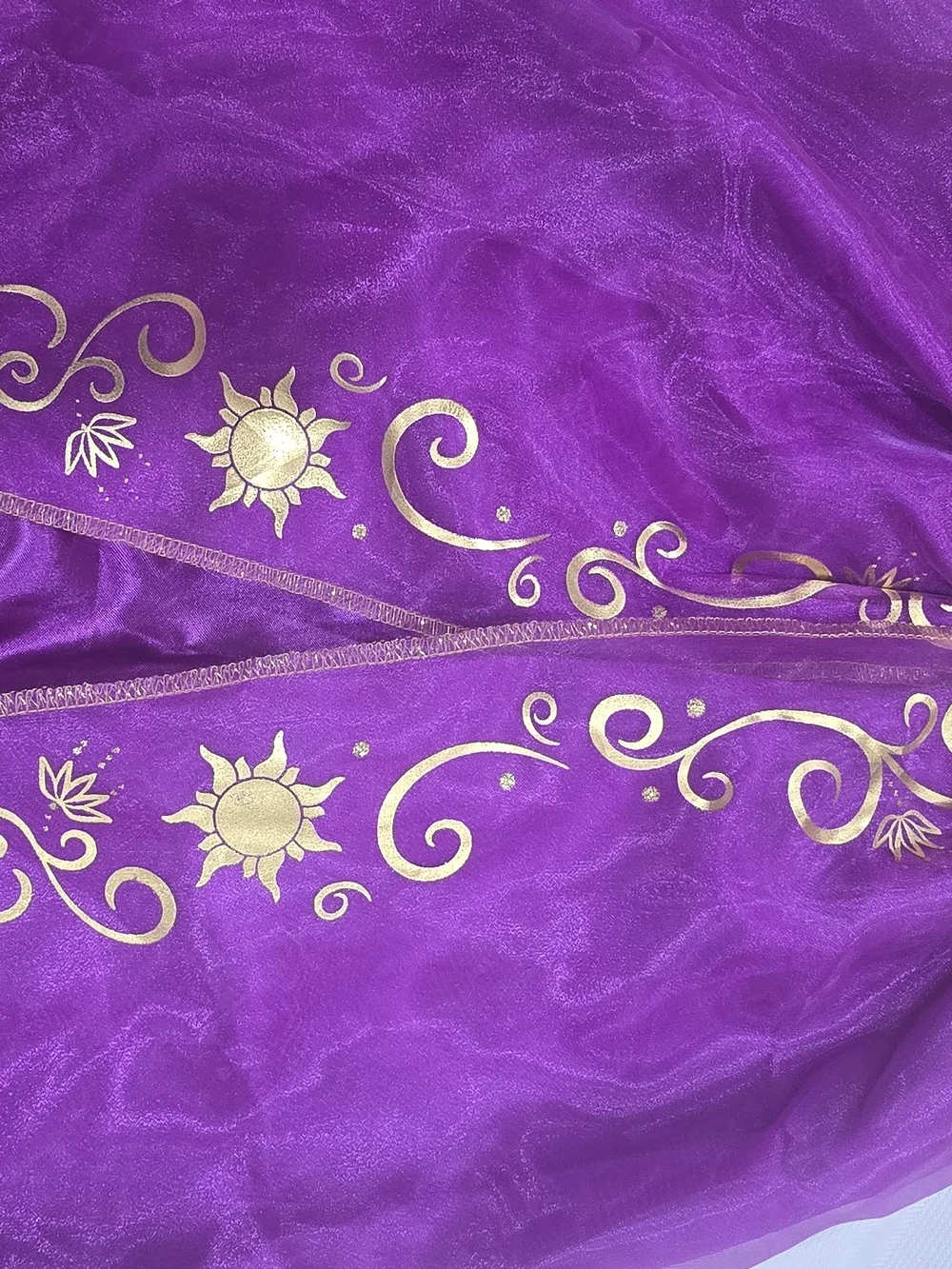 Disney Purple and Gold Princess Gown Costume